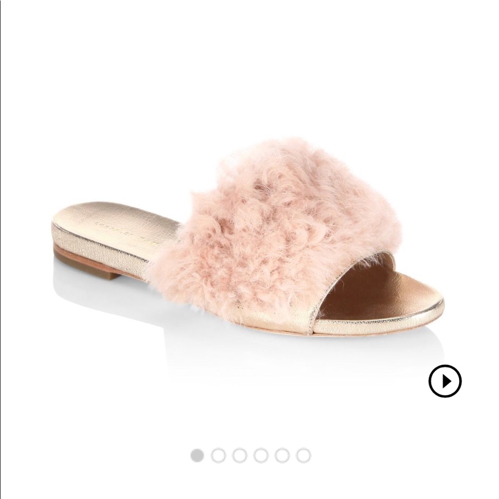 Loeffler Randal shearling sandal